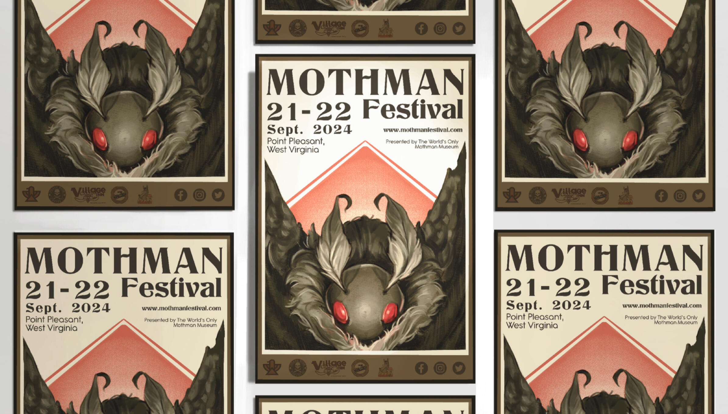 Mothman Festival Poster